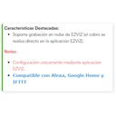 Bala WiFi / 2 Megapixel / Detección humana / Micrófono Integrado / Micro SD / Excelente Vision Nocturna / Exterior