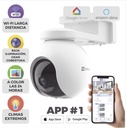 Camara PT / Wi-Fi / Con Bateria Recargable (Sin Cables) / 2K Plus (4 Megapixel) / Compatible con Panel Solar CS-CMT-SOLARPANEL-C﻿ / Seguimiento Inteligente / Visión Nocturna a Color / Detección humana / Exterior