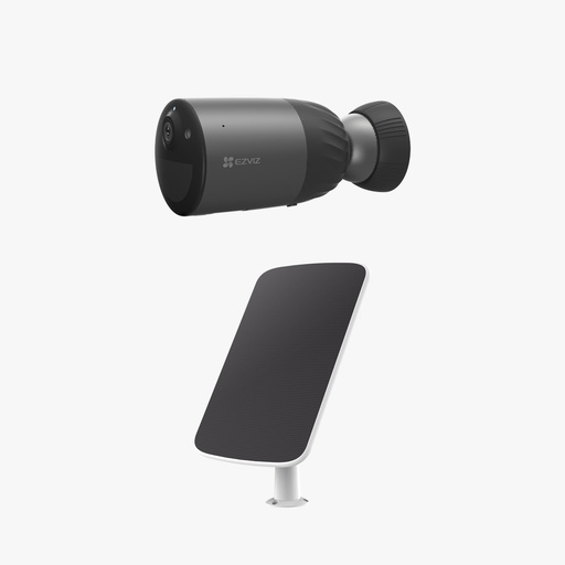 [BC1CK] Kit de Camara de Batería Recargable (No Cables) / WiFi / Memoria Interna de 32 GB / Incluye 1 pieza de CS-BC1C y 1 Pieza de CS-CMT-SOLARPANEL-C